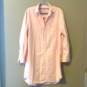 Frank & Eileen Pink Button-Up Shirt Dress